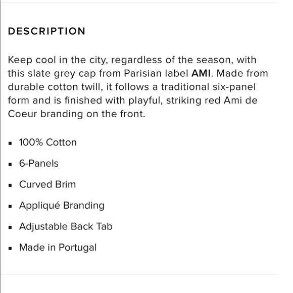 AMI HEART PATCH CAP - Picture 8 of 8